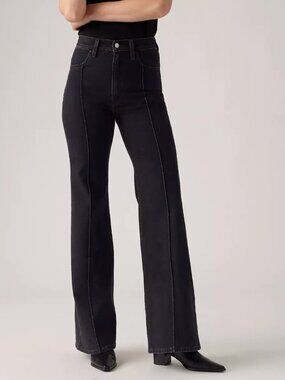 Levi's Ribcage Bell flare Western Women's Jeans black wash 30x32L